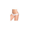Culotte ouverte blanche ornements façon cage 